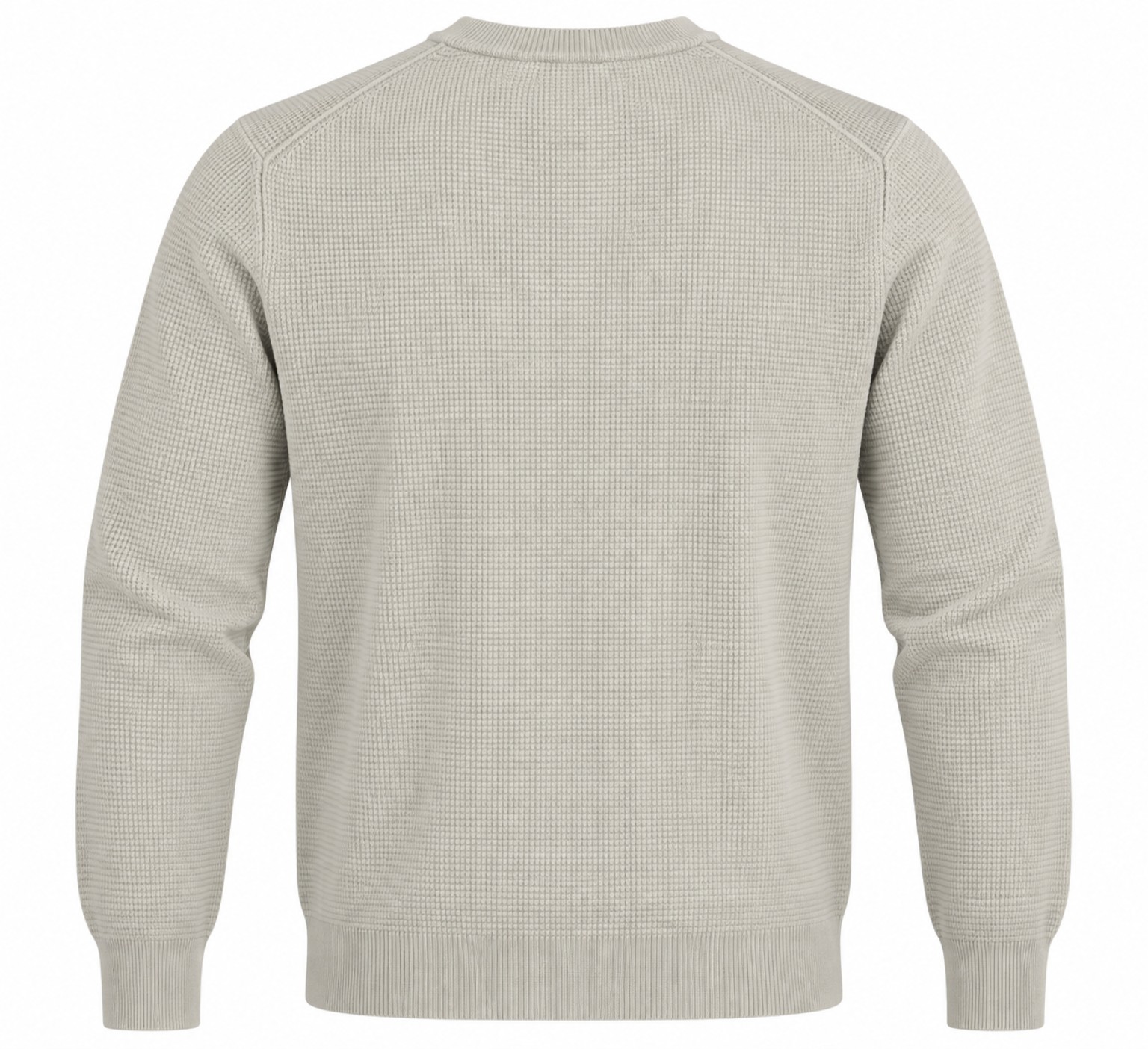 REFRIGUE Maglione girocollo beige, foto posteriore