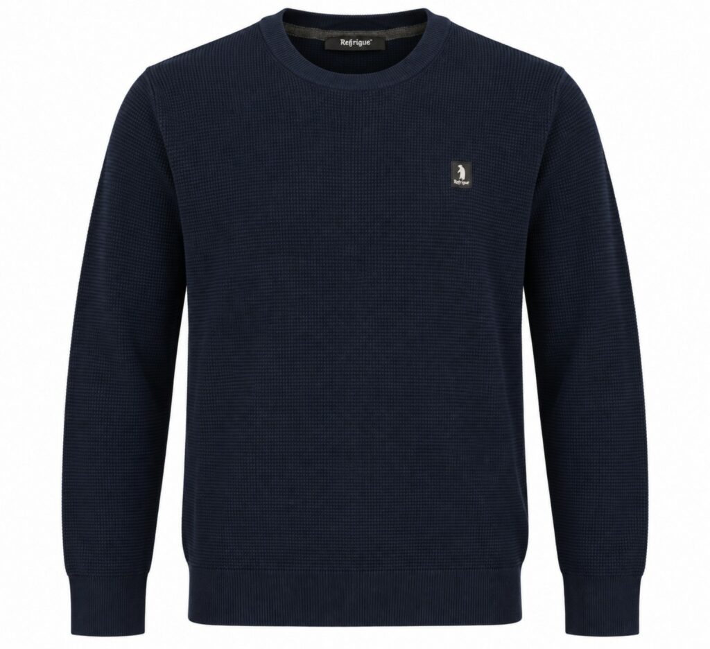 Maglione REFRIGUE Girocollo blu navy