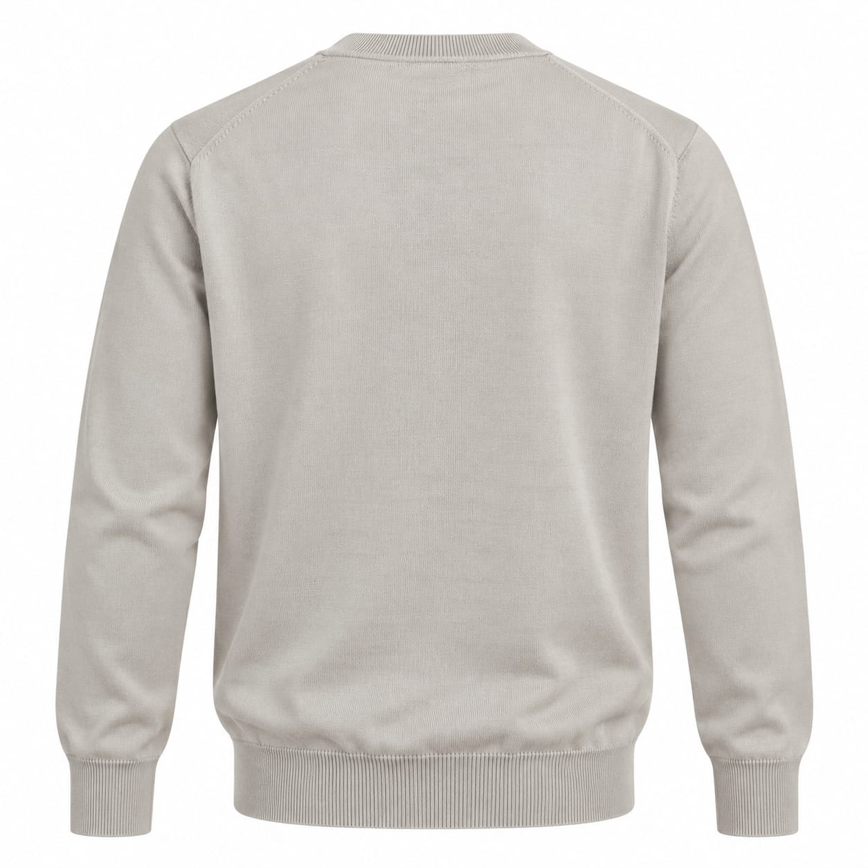 REFRIGUE Maglia girocollo grigio chiaro, foto posteriore