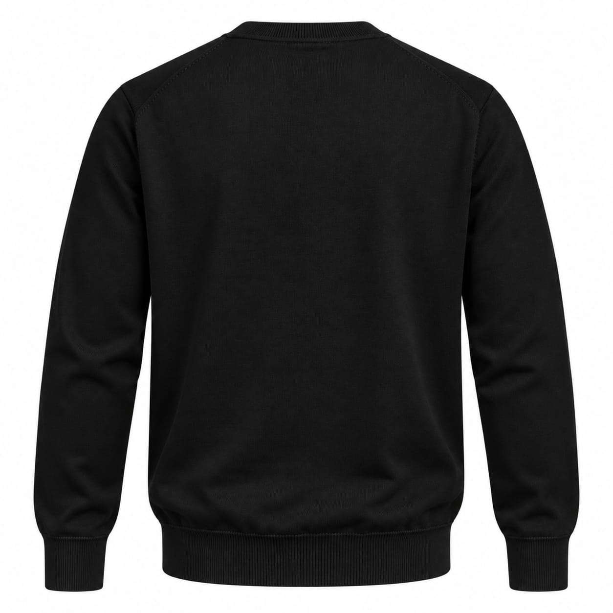 REFRIGUE Maglione girocollo nero, foto posteriore