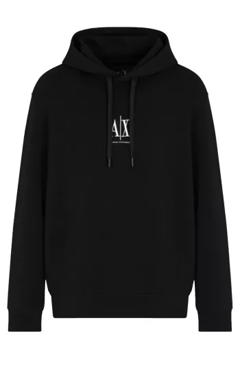 Felpa ARMANI EXCHANGE Nera con cappuccio