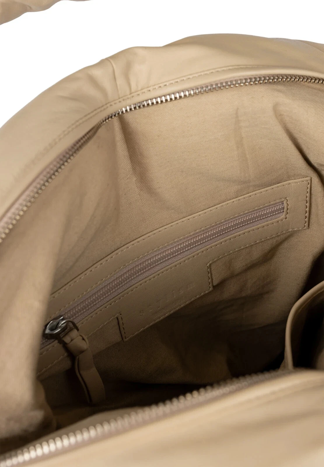 Borsa STYLISM DENMARK Donna beige in pelle - immagine 5