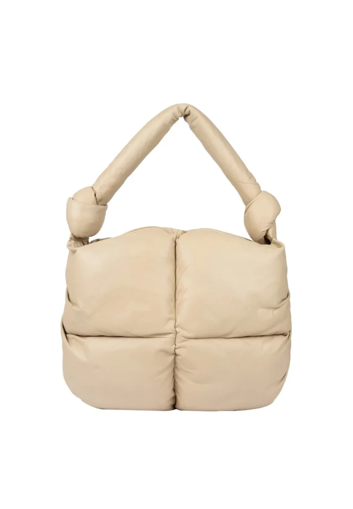 Borsa STYLISM DENMARK Donna beige in pelle