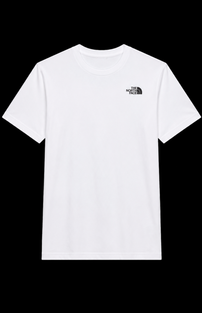T-shirt THE NORTH FACE Bianca fronte e retro