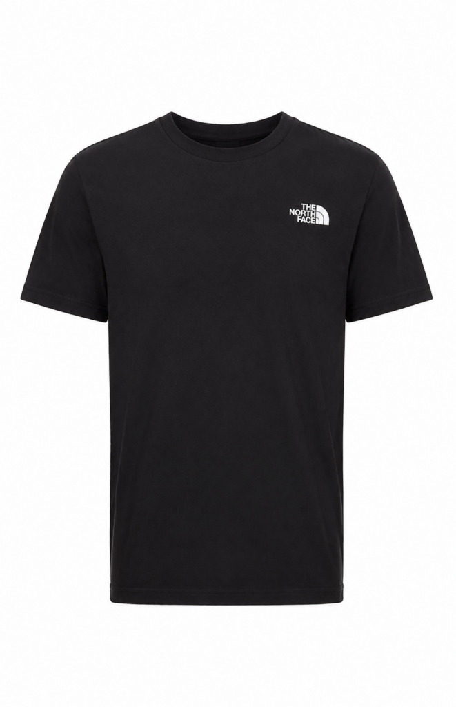 T-shirt THE NORTH FACE Nera fronte e retro