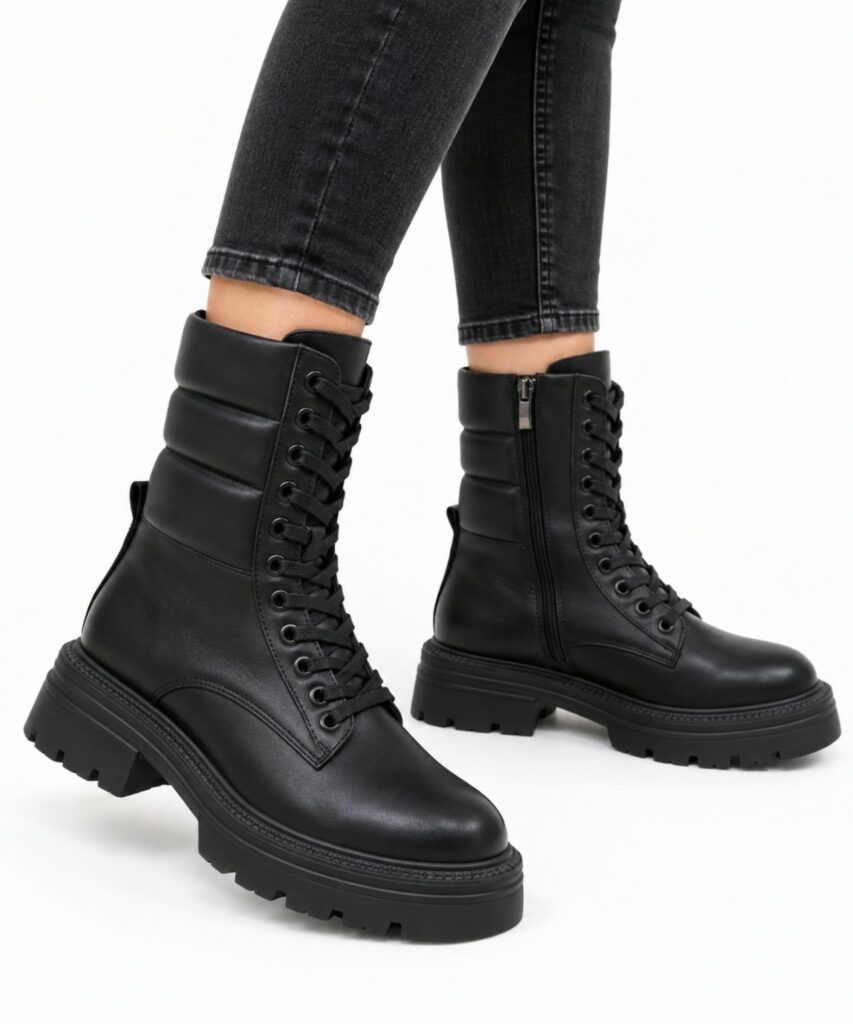 Anfibio PIXY Donna BLACK · pelle