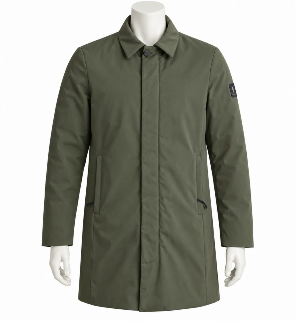 Giubbotto REFRIGUE HULLE verde militare imbottito