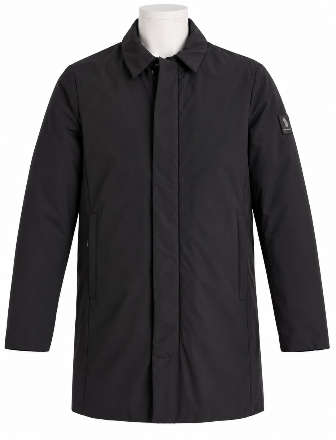 REFRIGUE HULLE BLACK, vista frontale su manichino